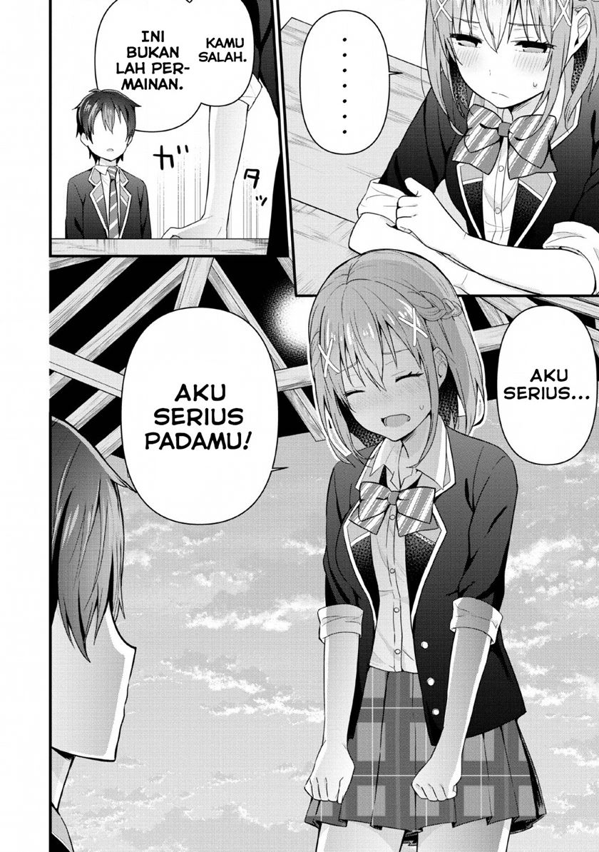 The Cute Girl Sitting Next to Me Is Trying to Make Me Fall in Love With Her as a Way to Ridicule Me, but the Tables Were Turned on Her Before She Knew It Chapter 04 Gambar 27